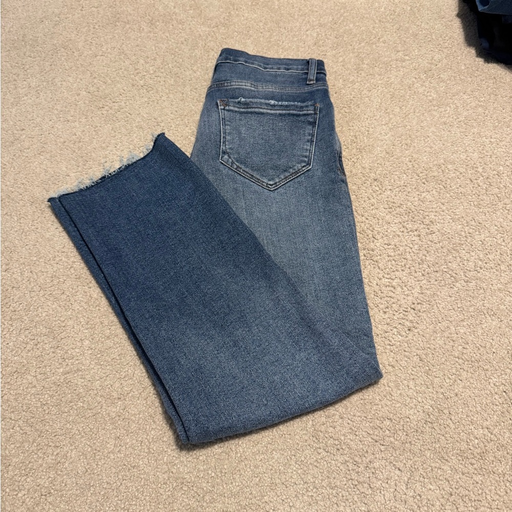 Kensie The Allie High Rise Slim Straight Jeans